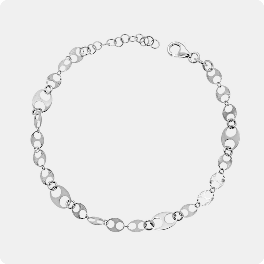 FLAT COFFEE BEAN BRACELET