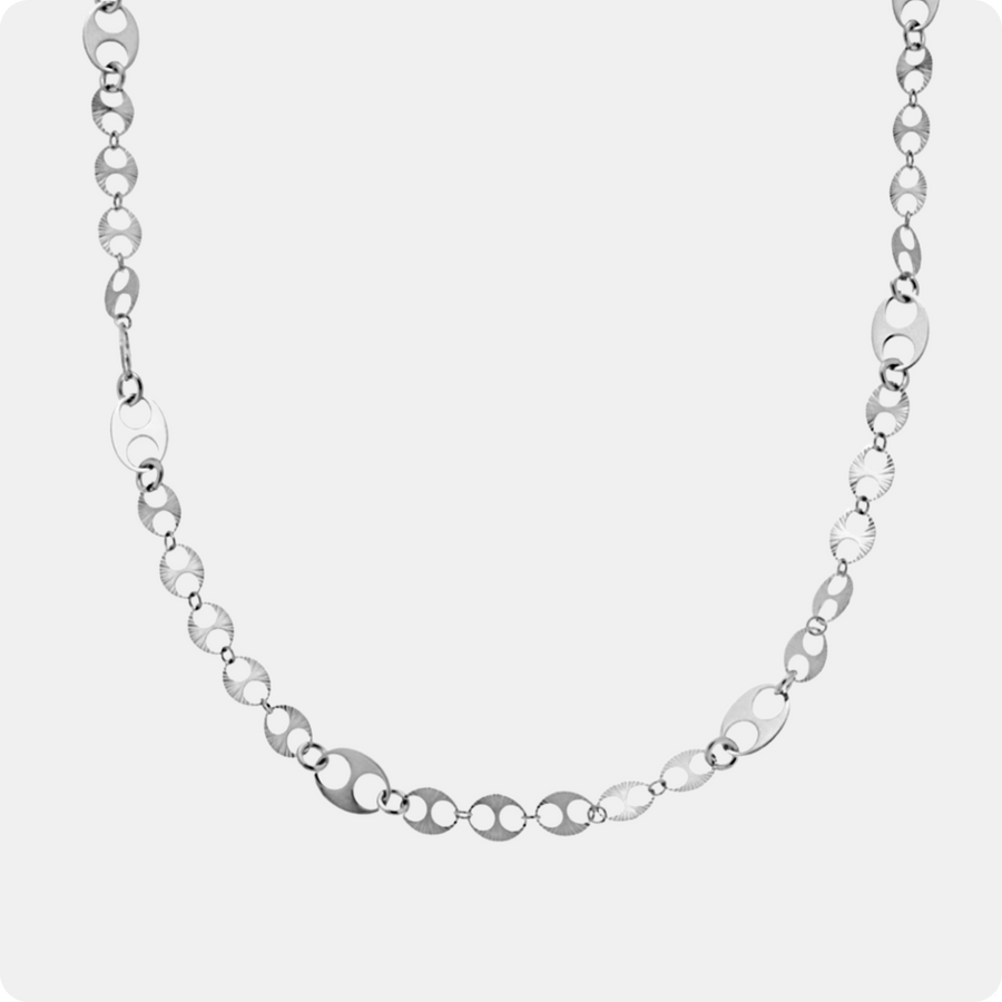 FLAT COFFEE BEAN NECKLACE