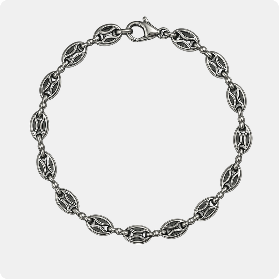 THIN COFFEE BEAN BRACELET